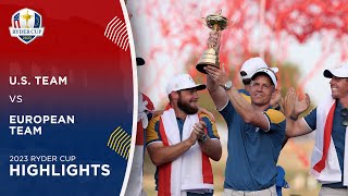 Full Event Highlights  2023 Ryder Cup [upl. by Miquela338]