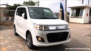 Maruti Suzuki Wagon R VXi O Auto GearShift 2018  Reallife review [upl. by Aisetal78]