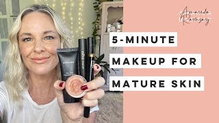 A 5 Minute makeup for mature skin [upl. by Eiramacissej]