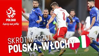 OBSZERNY SKRÓT meczu POLSKA – WŁOCHY 00 [upl. by Nosdrahcir]