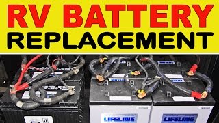 How To Replace Deep Cycle RV quotHousequot Batteries [upl. by Takken742]