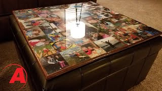 DIY Epoxy Clear Coated Game Board  Alumilite [upl. by Brocklin]