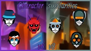 INCREDIGEEK ARE THERE SIMILARITIES IN V6 AND V8 CHARACTERS [upl. by Chapnick]