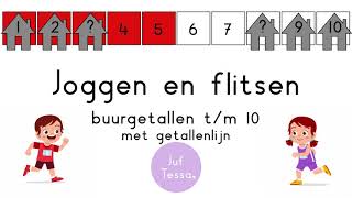 Joggen en flitsen • Buurgetallen tm 10 • 1 [upl. by Notsob]