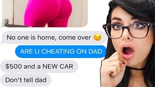 PARENTS CAUGHT CHEATING OVER TEXTS [upl. by Oralee]