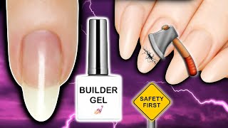 How To Remove Builder Gel At Home Safely [upl. by Bibeau]