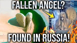 FALLEN ANGEL Statue DISCOVERED in Russia  Euphrates River Connection [upl. by Wandis293]