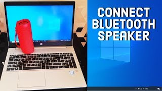 How to Connect Bluetooth Speaker to Laptop [upl. by Meesak]