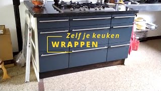 Zelf je keukenkastjes wrappen [upl. by Elamaj]