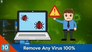 How to Remove Any Virus From Windows 10 For Free [upl. by Hayyikaz937]