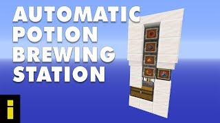 Simple Self Refilling Automatic Potion Brewing Station For Minecraft Tutorial [upl. by Barnabas]