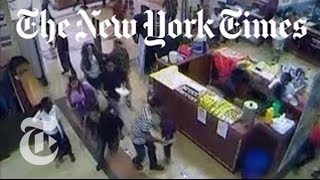 Kenya Mall Attack  New Surveillance Footage of Nairobi Shooting  The New York Times [upl. by Soilissav]