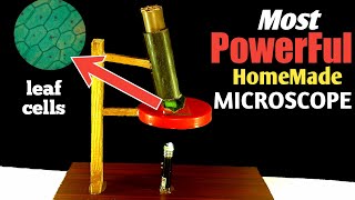 How To Make A Powerful DIY Microscope Thats Easy To Use [upl. by Ainomar]