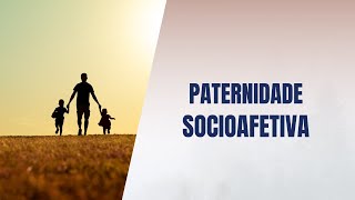 Paternidade socioafetiva [upl. by Peednama971]