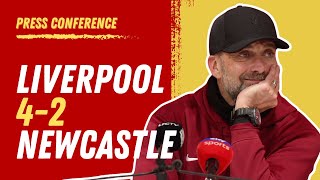 Liverpool 42 Newcastle  Jurgen Klopp Press Conference [upl. by Siurad332]