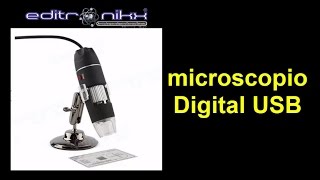 microscopio digital usb [upl. by Asiram]