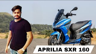 Is APRILIA SXR 160 CC a Maxi Scooter 🤔 [upl. by Wendin986]