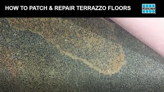 How to Patch Repair amp Fill Holes in Terrazzo Floors [upl. by Mallin]