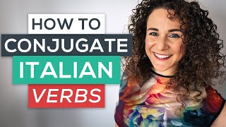 How to Conjugate Italian Verbs in 3 Steps 🇮🇹 FREE PDF Italian for Beginners [upl. by Benkley451]