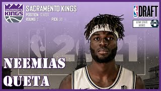 2021 NBA DRAFT Neemias Queta Sacramento Kings ᴴᴰ [upl. by Fabiola]