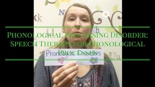 Phonological ProcessIng Disorder Speech Therapy for Phonological Processes [upl. by Verla]