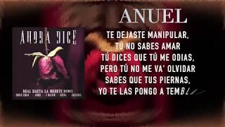 Ahora Dice LYRICS  J Balvin Ozuna Cardi B Offset Anuel Arcangel [upl. by Raseac]