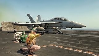 Aircraft Carrier Takeoffs amp Landings [upl. by Jeunesse541]