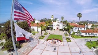 Aerial Tour of San Diego State University [upl. by Schuler]