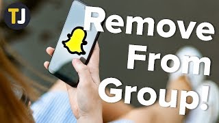 Removing Someone from a Group in Snapchat [upl. by Tailor848]