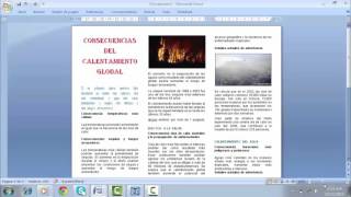 ¿COMO CREAR UN TRIPTICO EN WORD [upl. by Valtin]