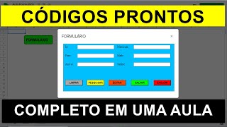 CRIAR FORMULÁRIO COMPLETO no GOOGLE PLANILHAS em UMA AULA [upl. by Susumu]