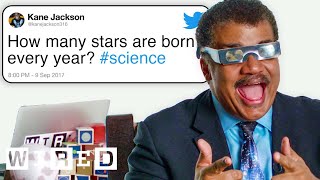 Neil deGrasse Tyson Answers Science Questions From Twitter  Tech Support  WIRED [upl. by Rosco]