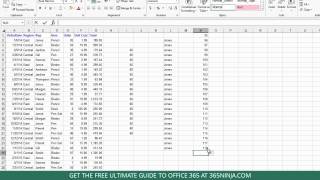 How to ReplicateConcatenate Data Across Cells in Excel [upl. by Reisman]