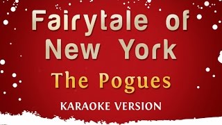 The Pogues amp Kirsty McColl  Fairytale Of New York Karaoke Version [upl. by Harrow]