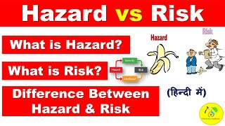 Hazard and Risk in Hindi  Whats the difference  Fire Safety Academy [upl. by Kcirddes437]