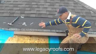 How To Tie In A Flat roof With A Shingle Roof  Legacy Flat Roofing amp Sheet Metal [upl. by Atnauqahs203]