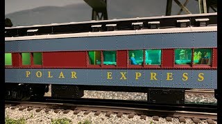 Lionel Polar Express OScale Passenger Cars [upl. by Bigg117]