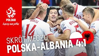 OBSZERNY SKRÓT meczu POLSKA – ALBANIA 41 [upl. by Ylluz574]