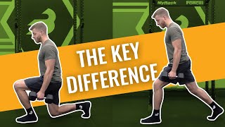 Lunge Vs Split Squat — The REAL Difference [upl. by Reinold]