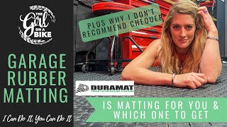 Garage rubber matting  what to consider why I dont rate Duramat chequer amp what I recommend [upl. by Nollie]