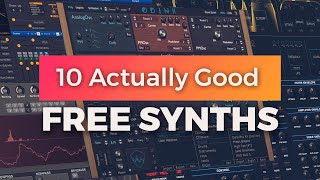 10 EPIC Free Synth Plugins You Need for Sound Design 🎹 [upl. by Natsyrk]