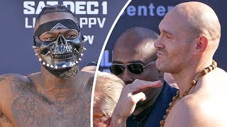 Deontay Wilder vs Tyson Fury FULL WEIGH IN amp FINAL FACE OFF [upl. by Booze]