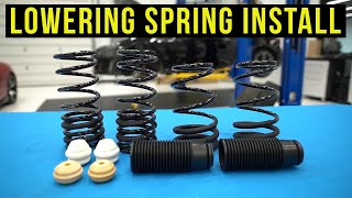 Lowering Springs Install  FRS BRZ 86 [upl. by Mckenzie]