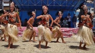 Tahitian Drum Dance by quotManahauquot dance group from Tahiti [upl. by Paymar]