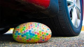 MOST SATISFYING CAR TIRE CRUSHING VIDEO [upl. by Ozen]