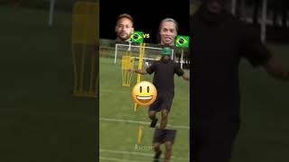 Neymar VS Ronaldinho 🥶⚽ [upl. by Llert]