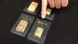 Fake vs Real PERTH MINT Gold Bars  How To Spot The Difference [upl. by Addy]