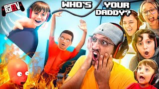 WHOS YOUR DADDY Save the Little Dumb Things FGTeeV 6 Player Challenge [upl. by Leunamesoj]