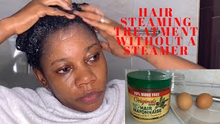 DIY hair steaming treatment  steam your hair without steamer [upl. by Deny]