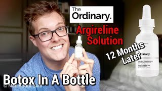 THE ORDINARY ARGIRELINE SOLUTION  12 Months later  The Ordinary Argireline 10 Review [upl. by Navarro]